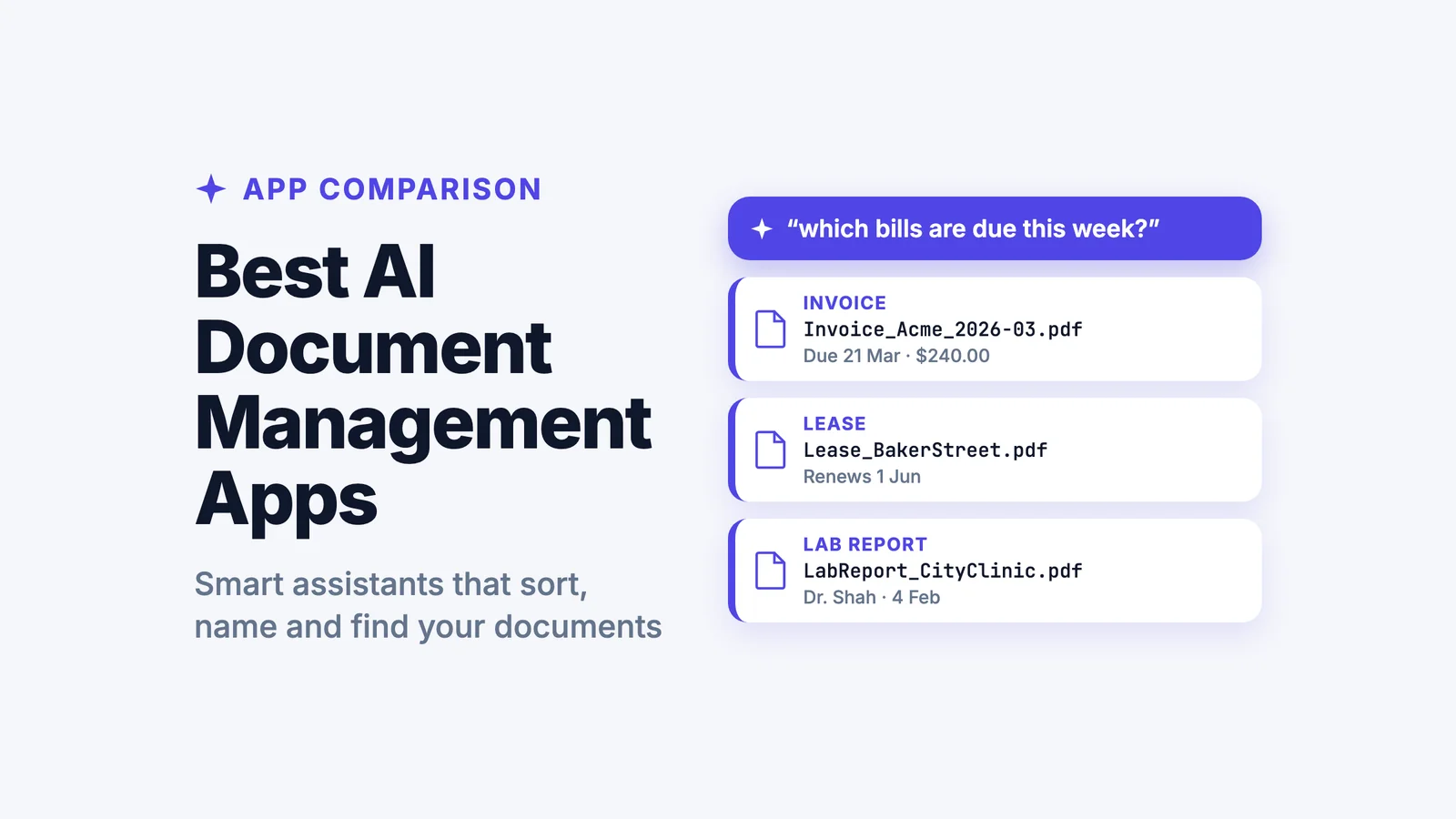 Best AI Document Management Apps in 2026: 7 Smart Document Assistants Compared
