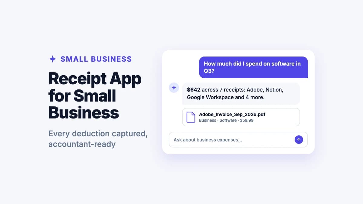 Best Receipt App for Small Business: Track Receipts for Taxes